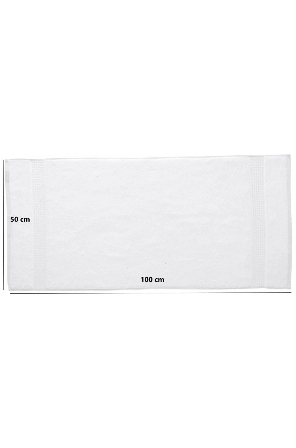 Olachika Home 100% Premium Kwaliteit Katoen 6-delige handdoeken 50X100cm wit