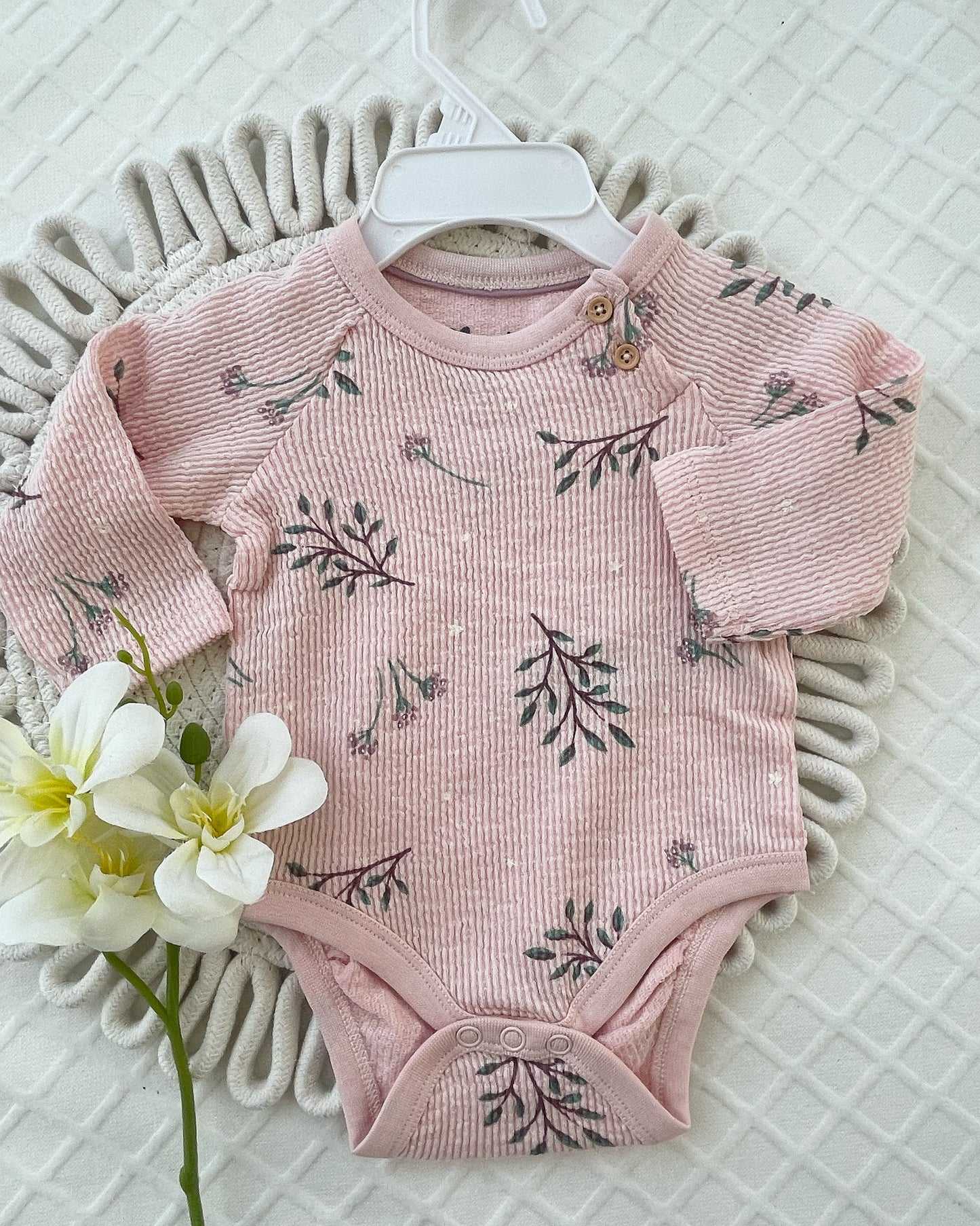 Ruffel Flower Romper