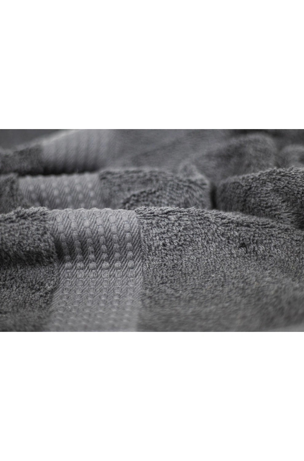 Olachika Home Luxury Bath Towel Set 100% Premium Quality Cotton 3-piece Bath Towel 70X140CM Anthracite