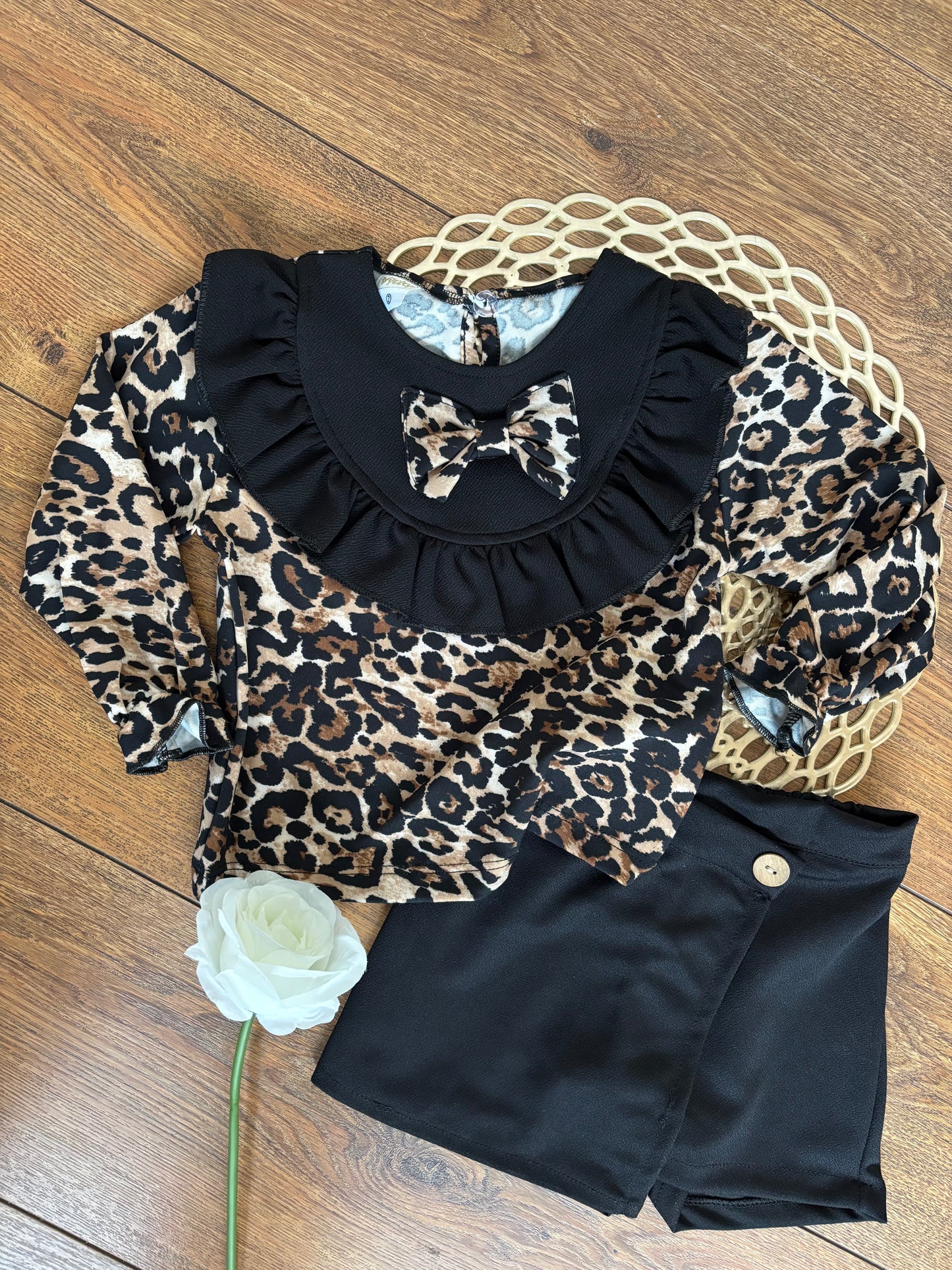 Leopard Bella Girl Soft Fabric Relaxed Fit Leopard Print