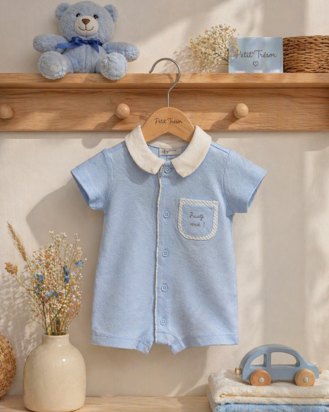 Piccolo Amore Boutique Baby Set Pure Comfort Light Blue