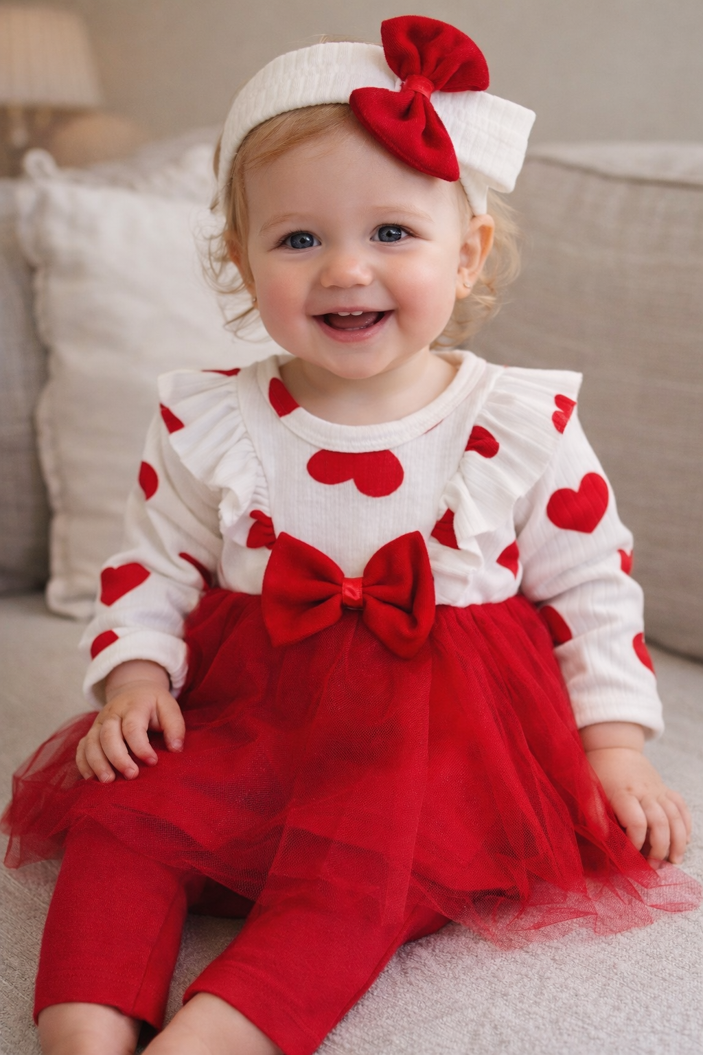 Red Heart Tutu Outfit