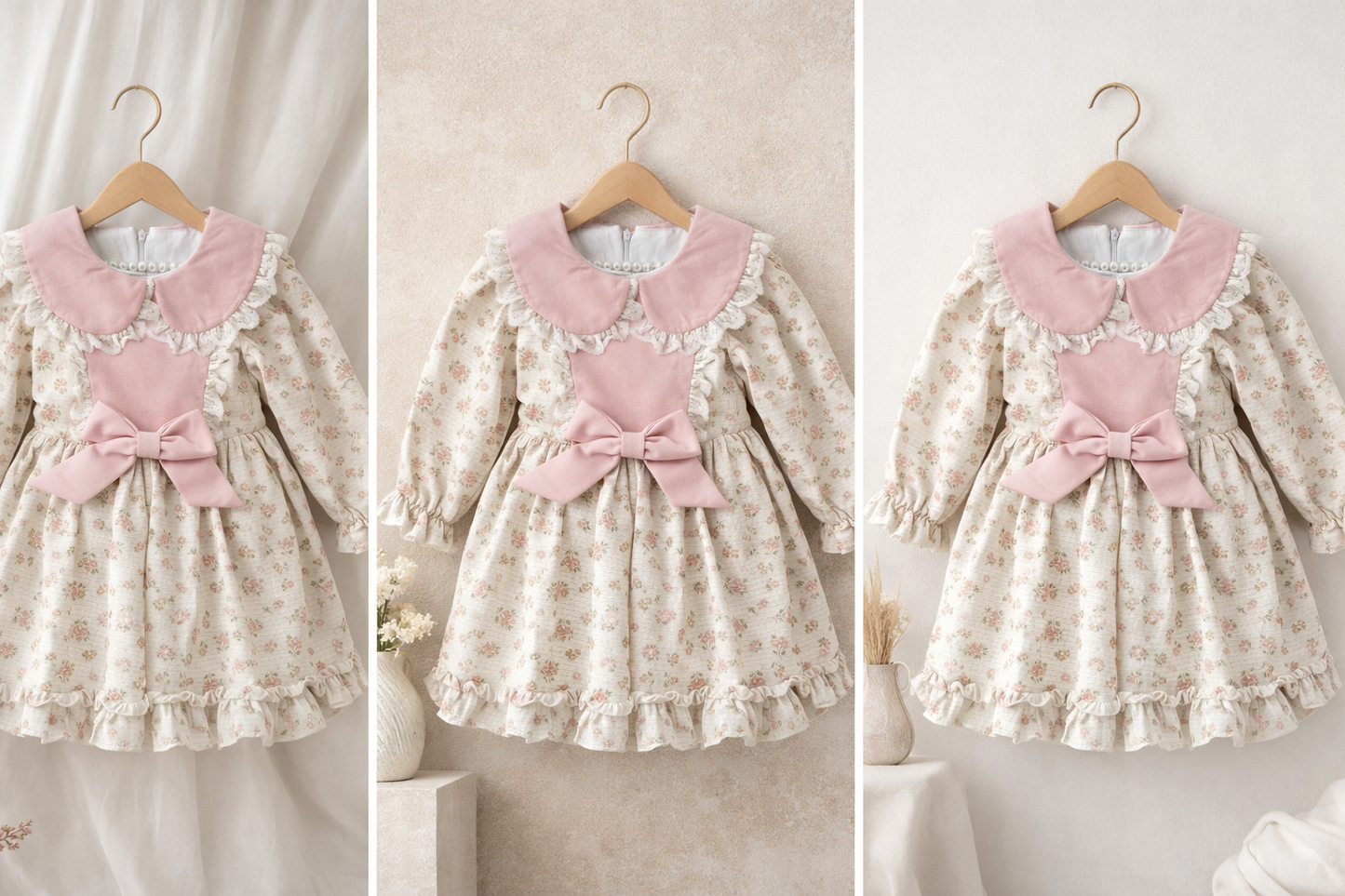 Luna Flower Dress Elegant Boutique Style for Girls