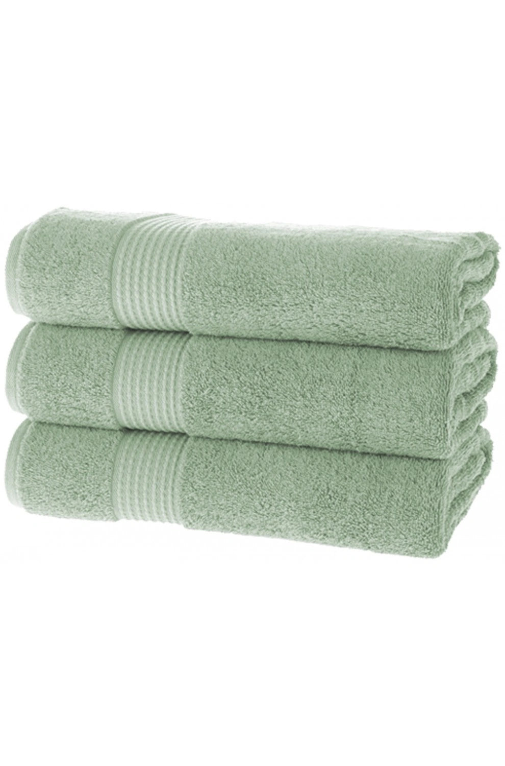 Olachika Home Luxury Bath Towel Set 100% Premium Quality Cotton 3-piece Bath Towel 70X140CM Iceberg Green