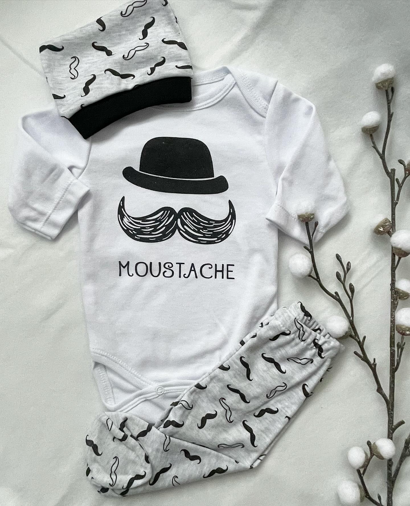 Babyboy Giftset Moustache
