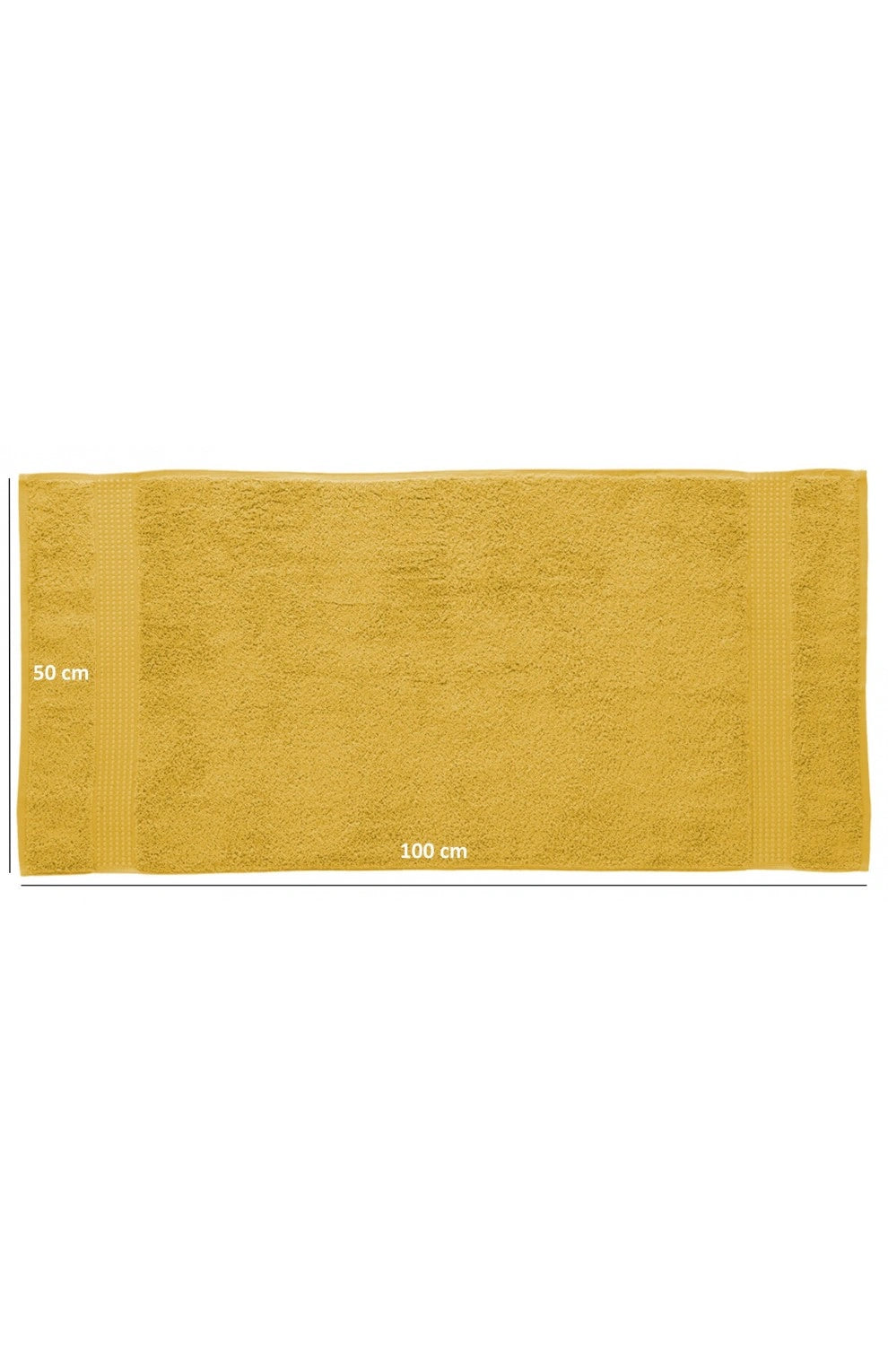 Olachika Home 100% Premium Kwaliteit Katoen 6-delige handdoeken 50X100cm Goud