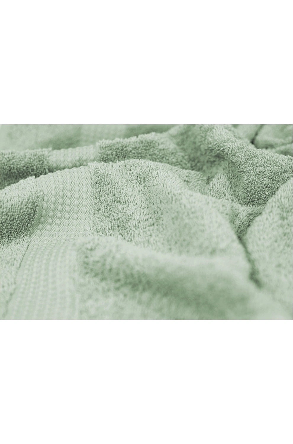 Olachika Home 100% Premium Kwaliteit Katoen 6-delige handdoeken 50X100cm IJsberg Groen