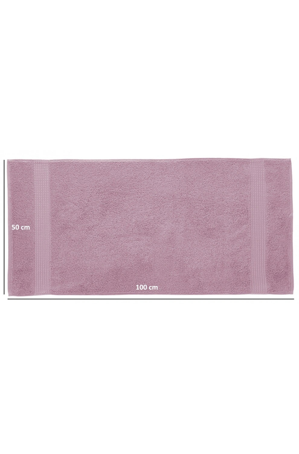 Olachika Home 100% Premium Kwaliteit Katoen 6-delige handdoeken 50X100cm Oudroze