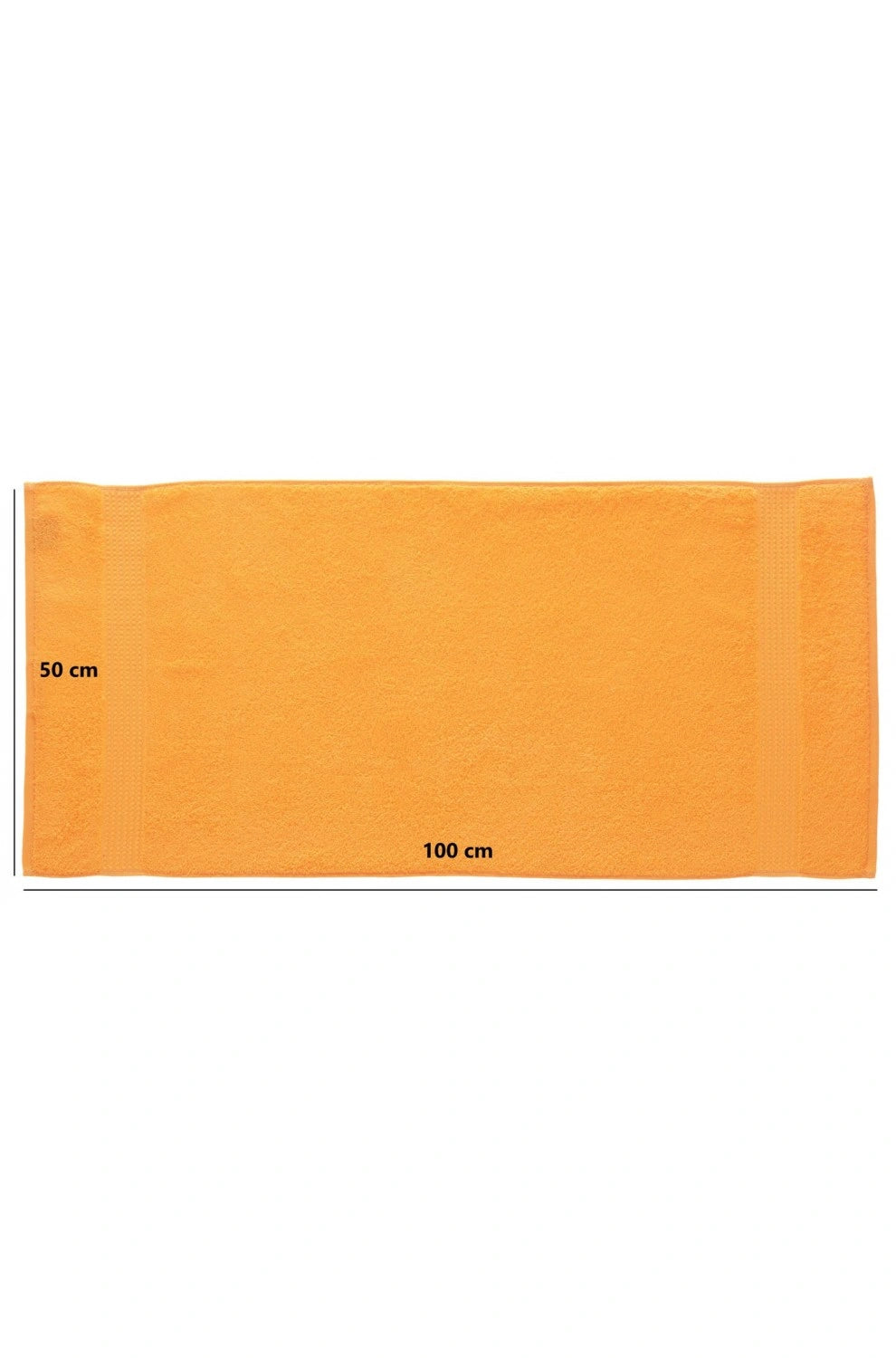 Olachika Home 100% Premium Kwaliteit Katoen 6-delige handdoeken 50X100cm oranje