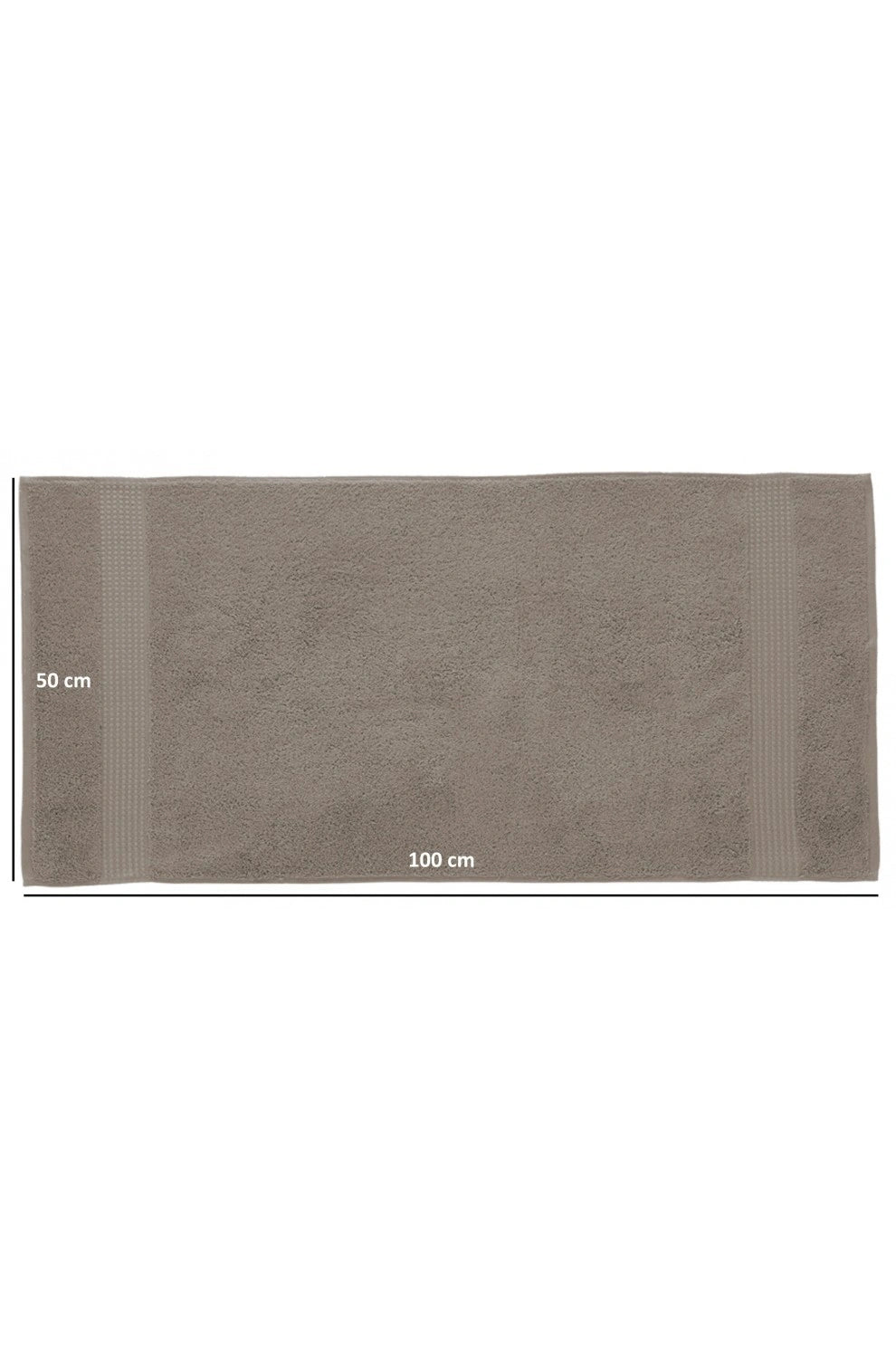 Olachika Home 100% Premium Kwaliteit Katoen 6-delige handdoeken 50X100cm Taupe