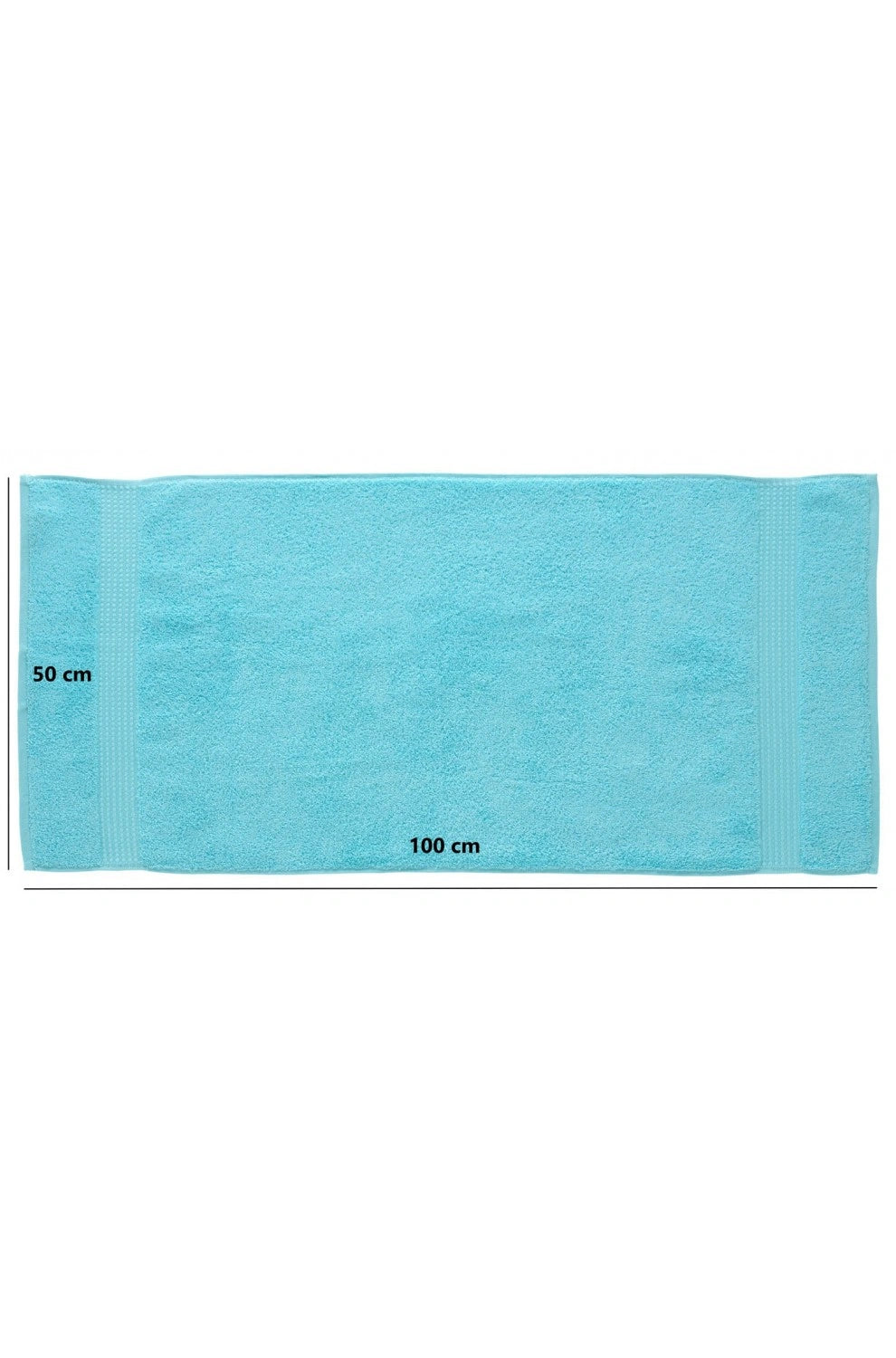 Olachika Home 100% Premium Kwaliteit Katoen 6-delige handdoeken 50X100cm Turquoise