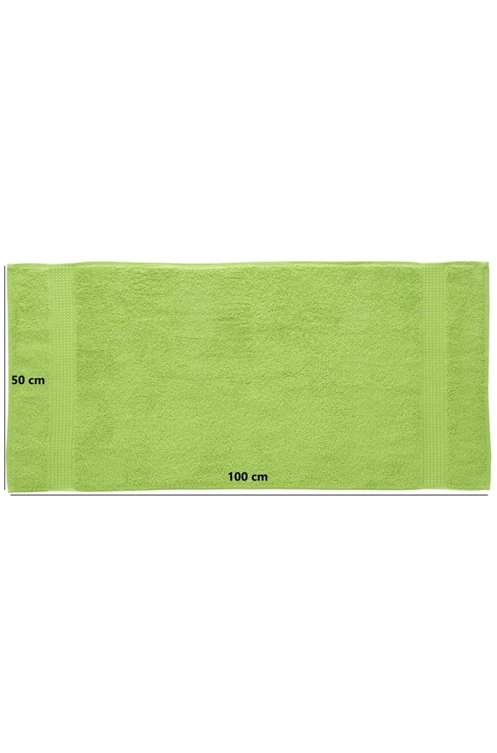 Olachika Home 100% Premium Kwaliteit Katoen 6-delige handdoeken 50X100cm groen