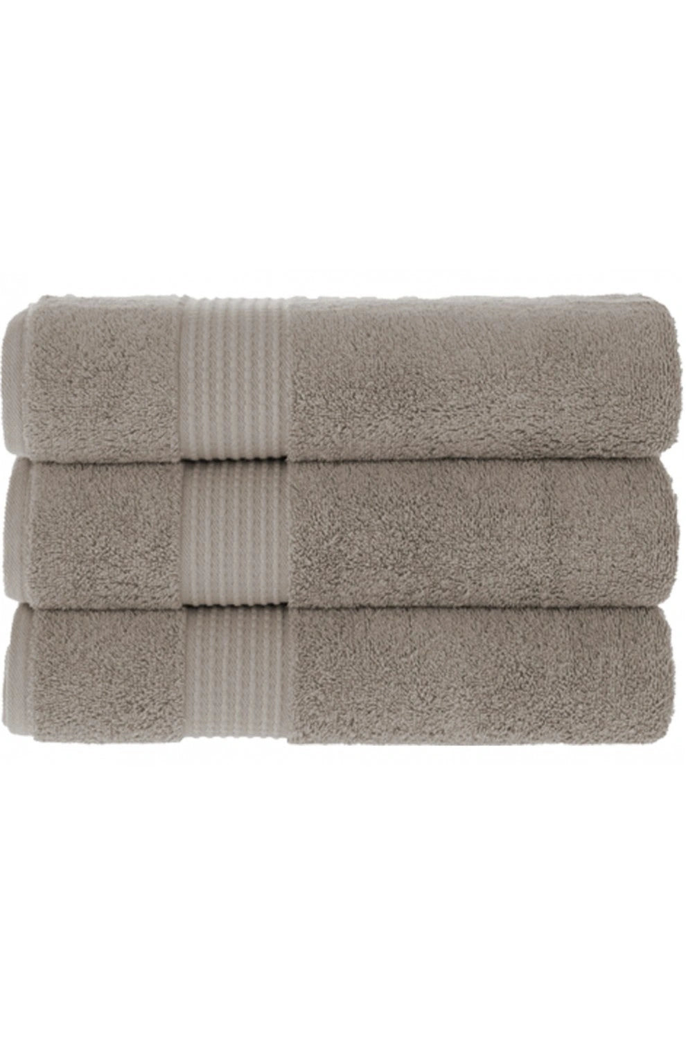 Olachika Home Luxury Bath Towel Set 100% Premium Quality Cotton 3-piece Bath Towel 70X140CM Taupe