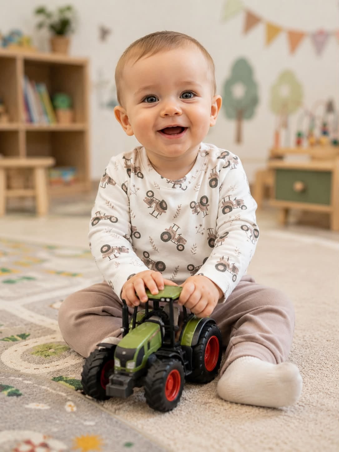 Little Farmer - Katoenen 2-delige Babyset