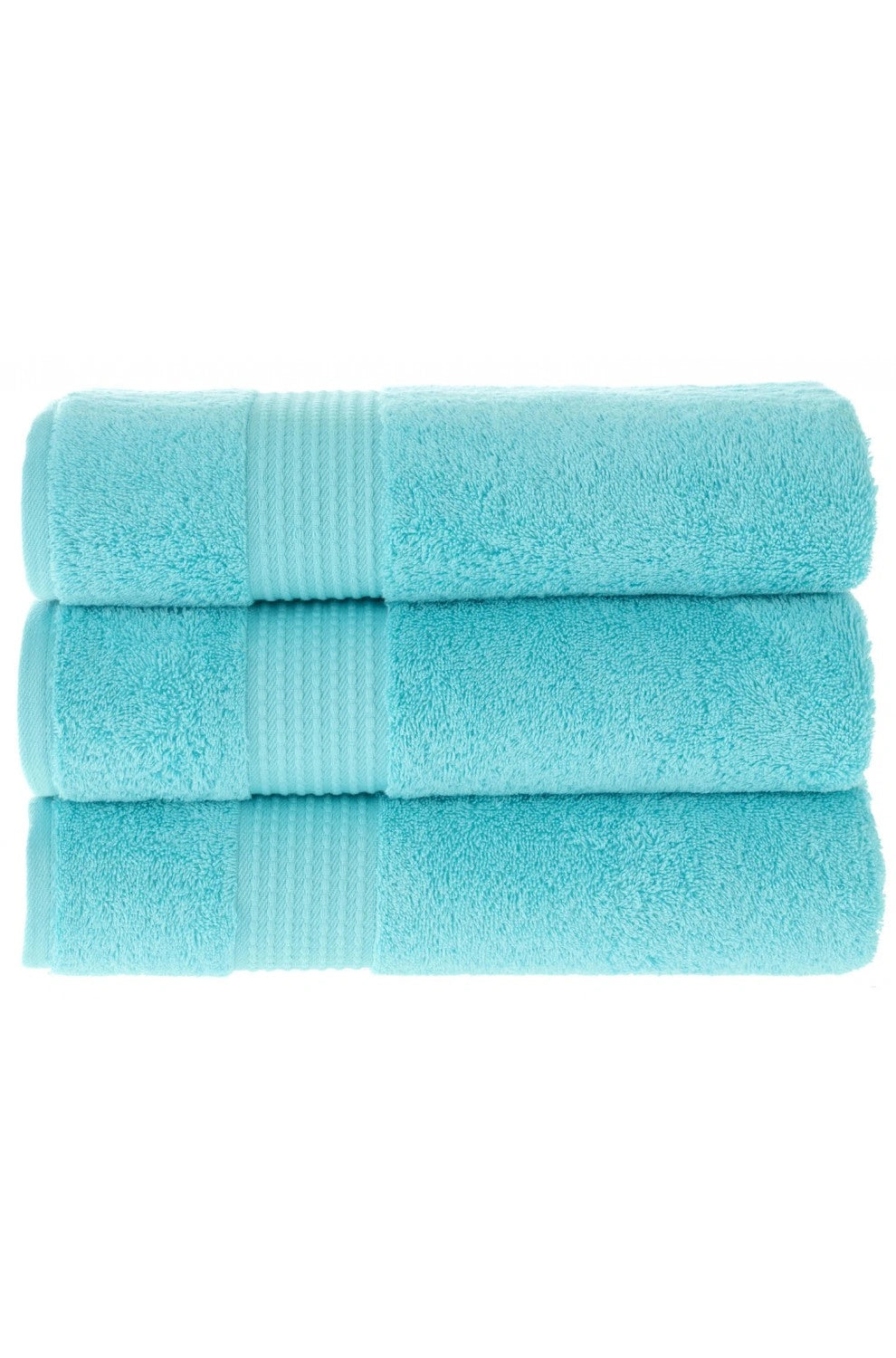 Olachika Home Luxury Bath Towel Set 100% Premium Quality Cotton 3-piece Bath Towel 70X140CM Turquoise