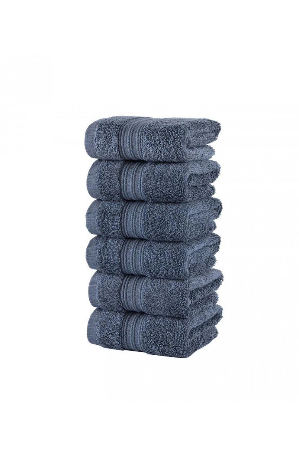 Olachika Home 100% Premium Quality Cotton 30X50CM Blue set of 6 Kitchen Towels