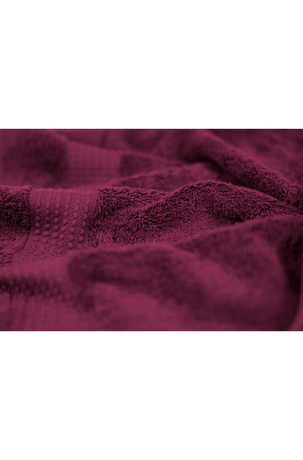 Olachika Home Luxury Bath Towel Set 100% Premium Quality Cotton 3-piece Bath Towel 70X140CM Claret Red