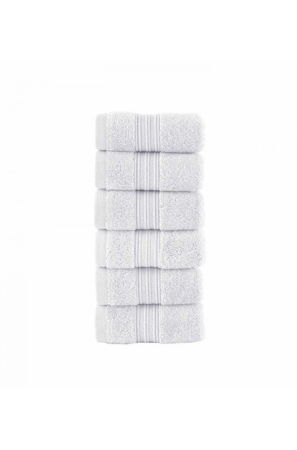 Olachika Home 100% Premium Quality Cotton 30X50CM White set of 6 Kitchen Towels