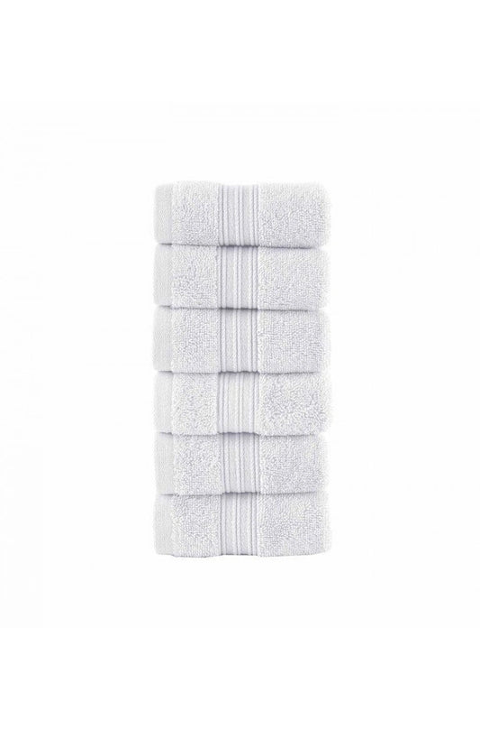 Olachika Home 100% Premium Quality Cotton 30X50CM White set of 6 Kitchen Towels