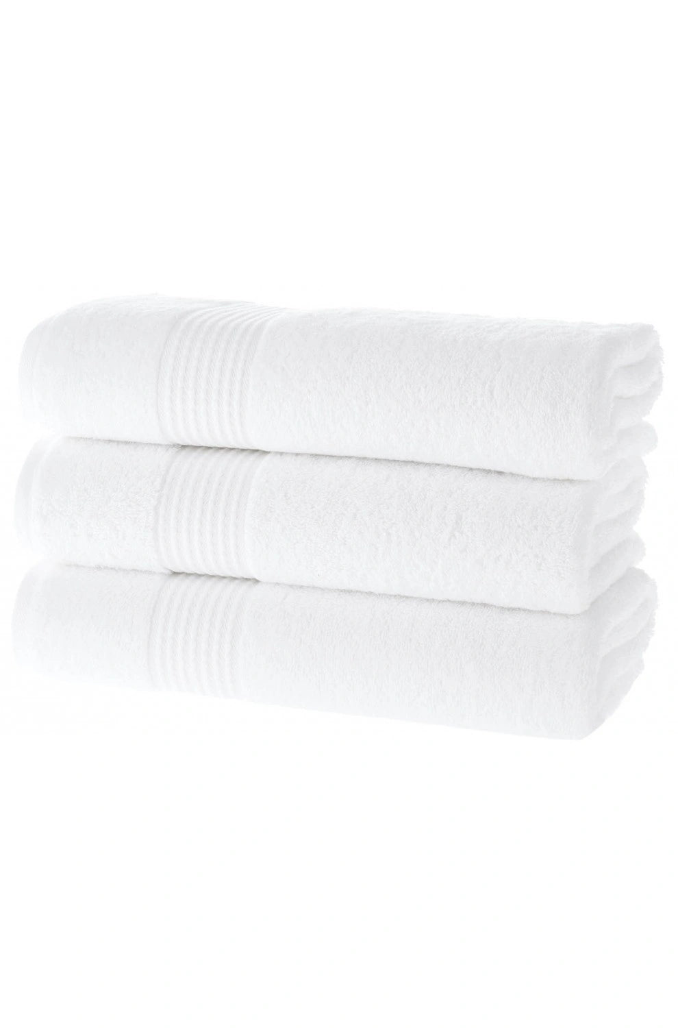 Olachika Home Luxury Bath Towel Set 100% Premium Quality Cotton 3-piece Bath Towel 70X140CM White