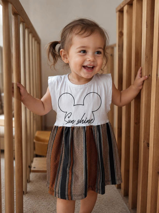 Vestido Rayas Sol Para Niñas