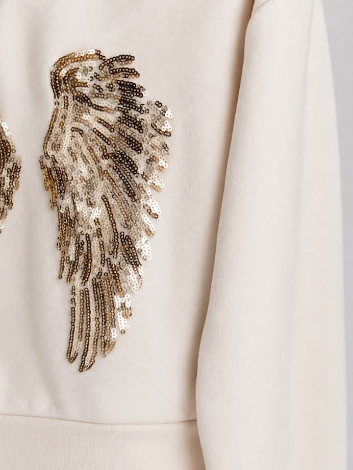 Boutique Angel Gold Hoodie