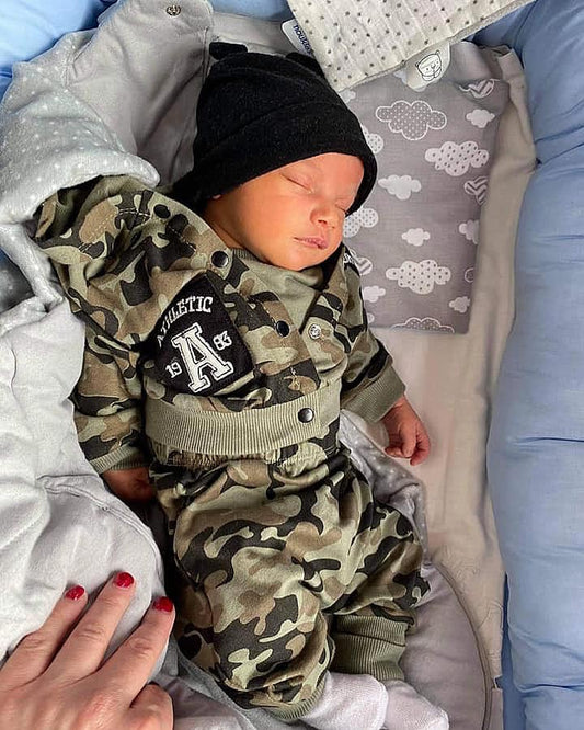 Army Baby Newborn + Jacket
