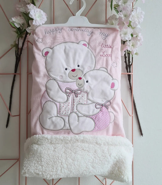 Warm Boutique Blanket Lovely Bear