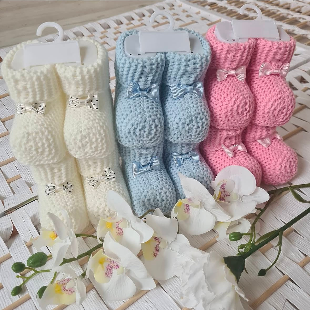 Knitter Newborn Shoes