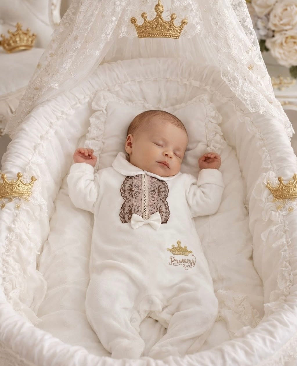 Princess Fleece Royal Sleepsuit Ultra Soft Fleece For Princesses