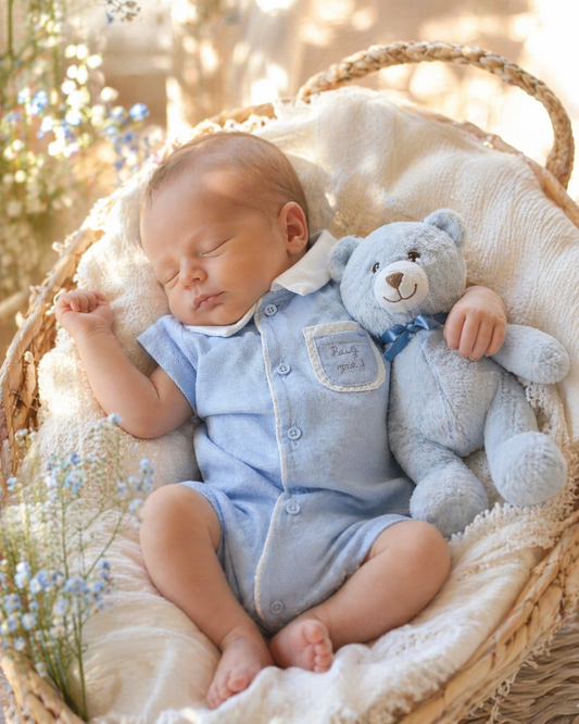 Piccolo Amore Boutique Babyset Puur Comfort Lichtblauw