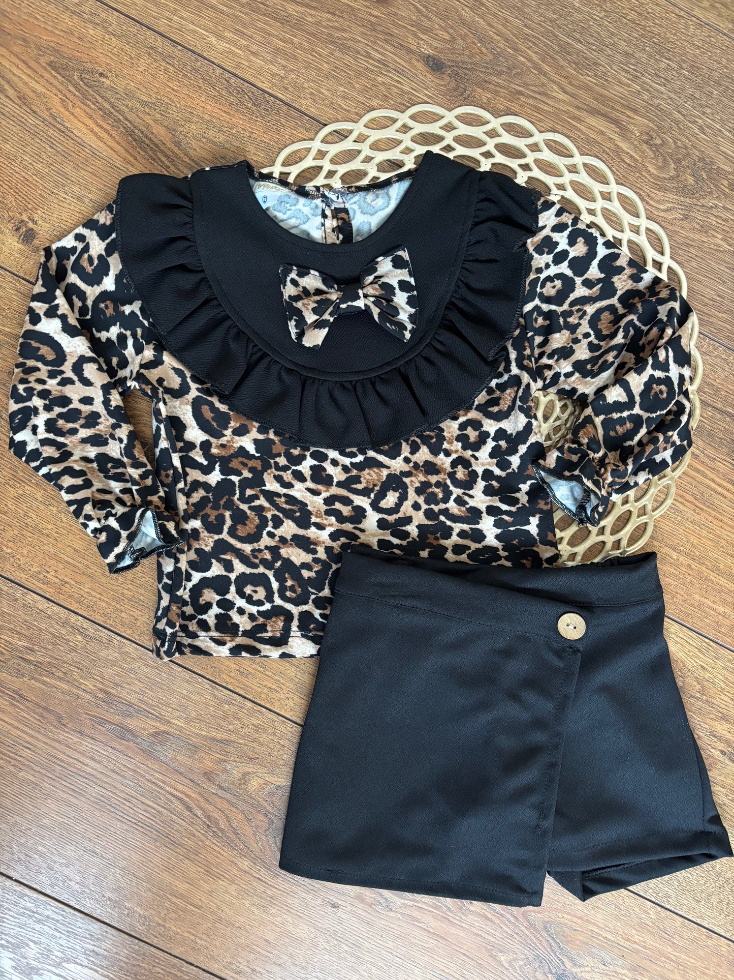 Leopard Bella Girl Soft Fabric Relaxed Fit Leopard Print