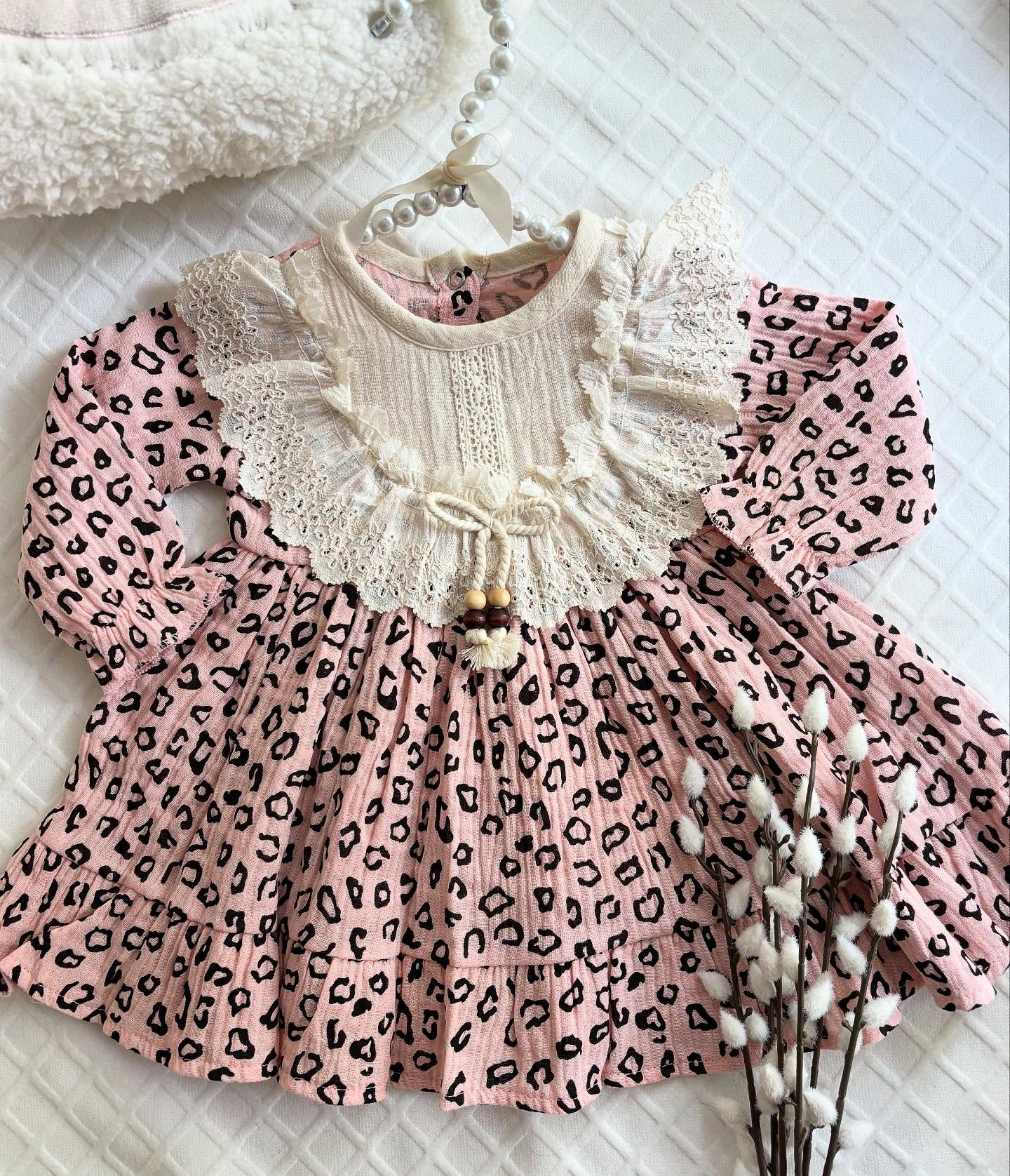 Baby Dress Classic Leopard