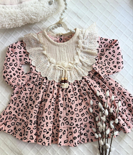 Baby Dress Classic Leopard