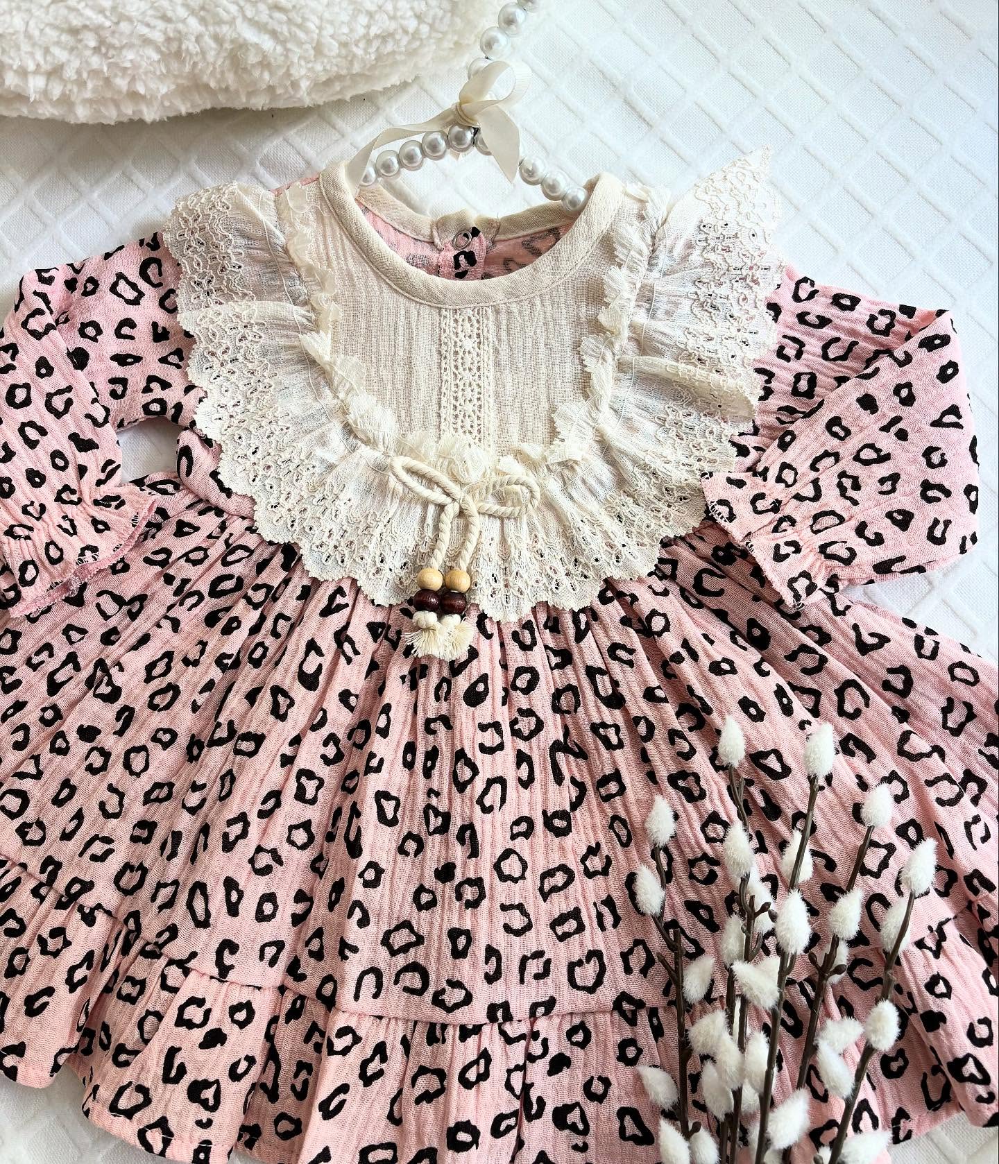 Baby Dress Classic Leopard
