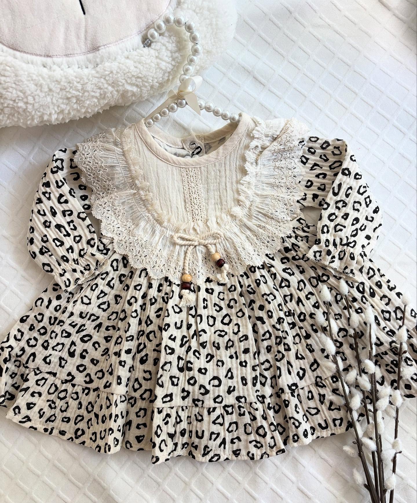 Baby Dress Classic Leopard