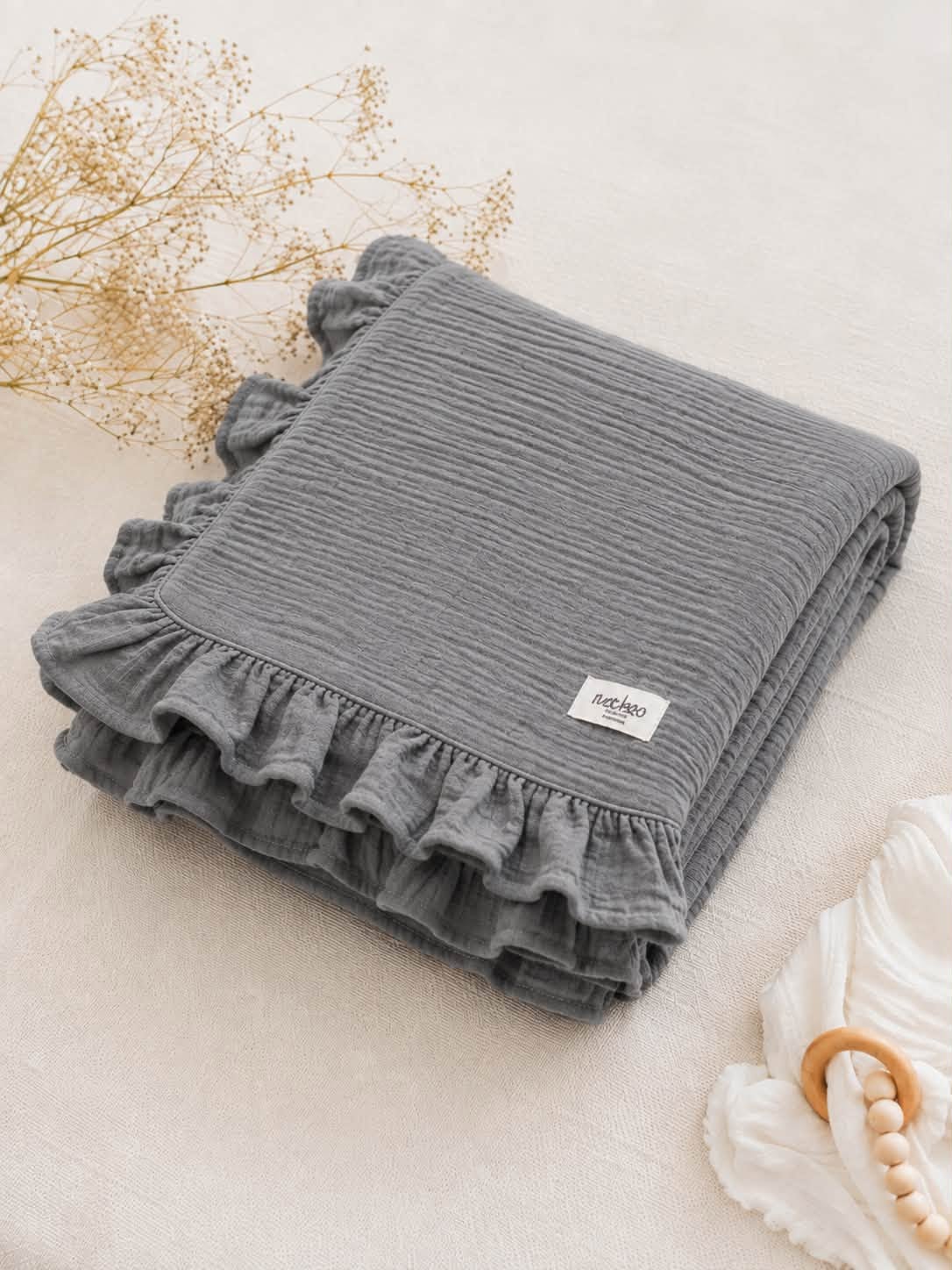 Olachika Boutique Muslin Deken – 100% Puur Katoen – GOTS Gecertificeerd