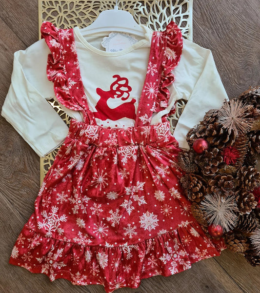 Reindeer Snowflake Dress