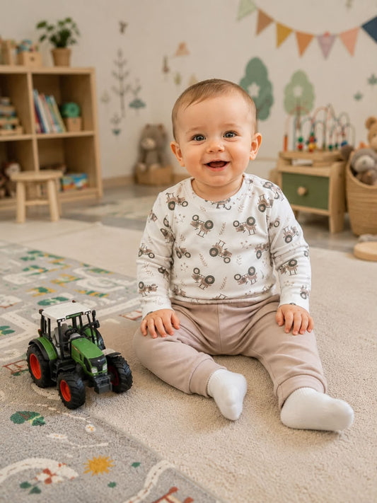 Little Farmer - Katoenen 2-delige Babyset