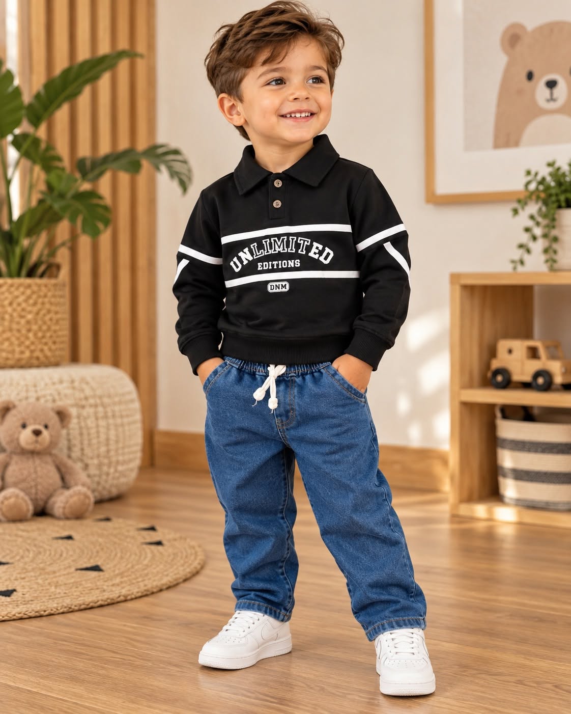 Unbegrenztes Denim-Set