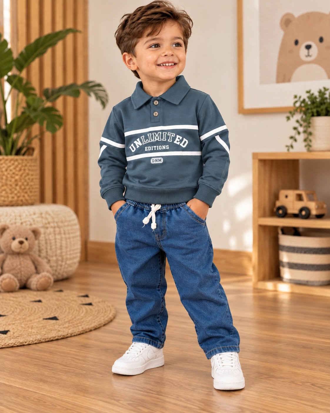 Unbegrenztes Denim-Set