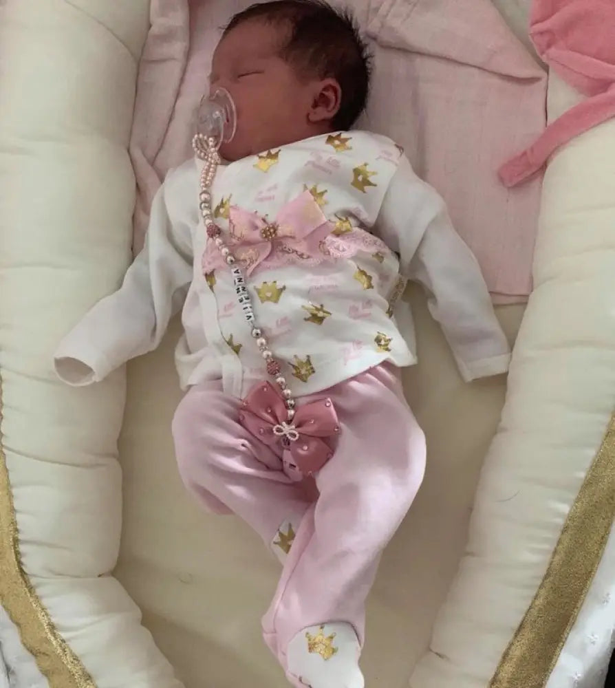 Baby Princess Exclusive 4-Piece Newborn Set All Cotton - Babyset