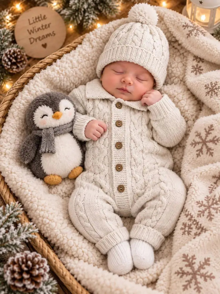 Little Winter Dreamer - 50/56 - Baby Overall