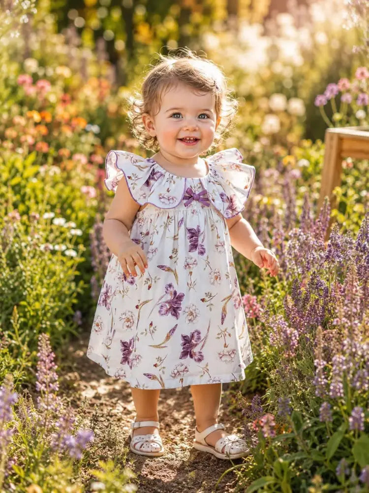 Monna Rosa Fiorella Dress - 56/62 - Babydress