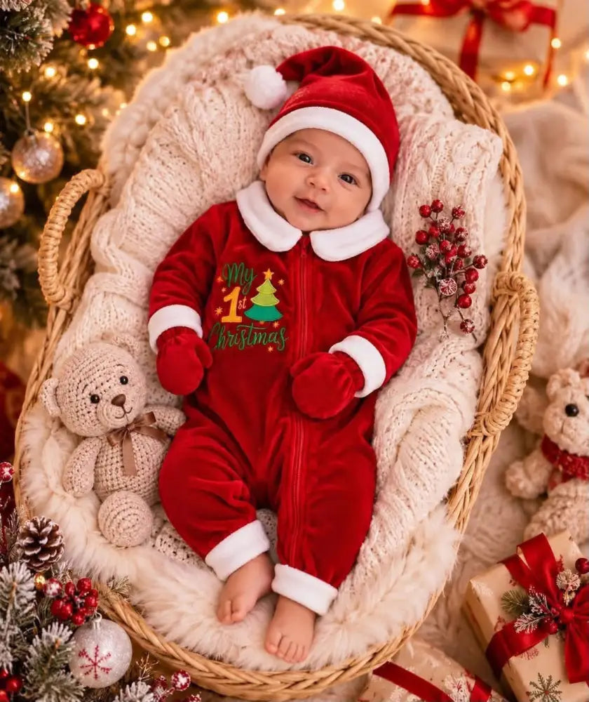 My First Christmas Suit - 50/56 - Baby Boxpakje