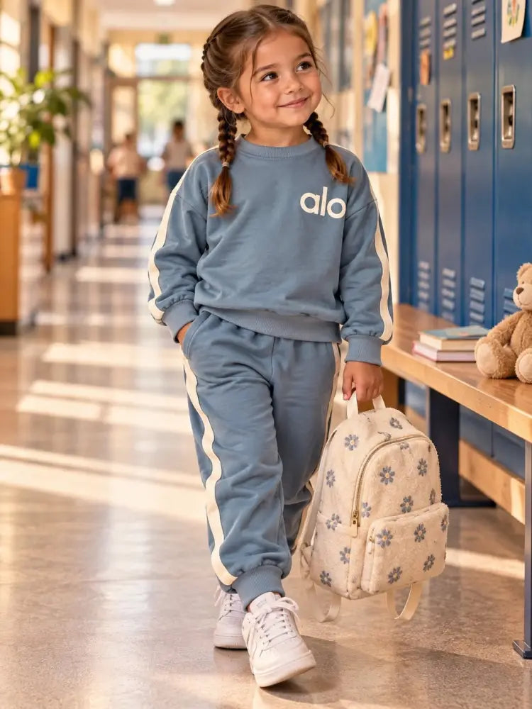 Olachika Vintage Blue Comfort Set - 92 - Girls Set