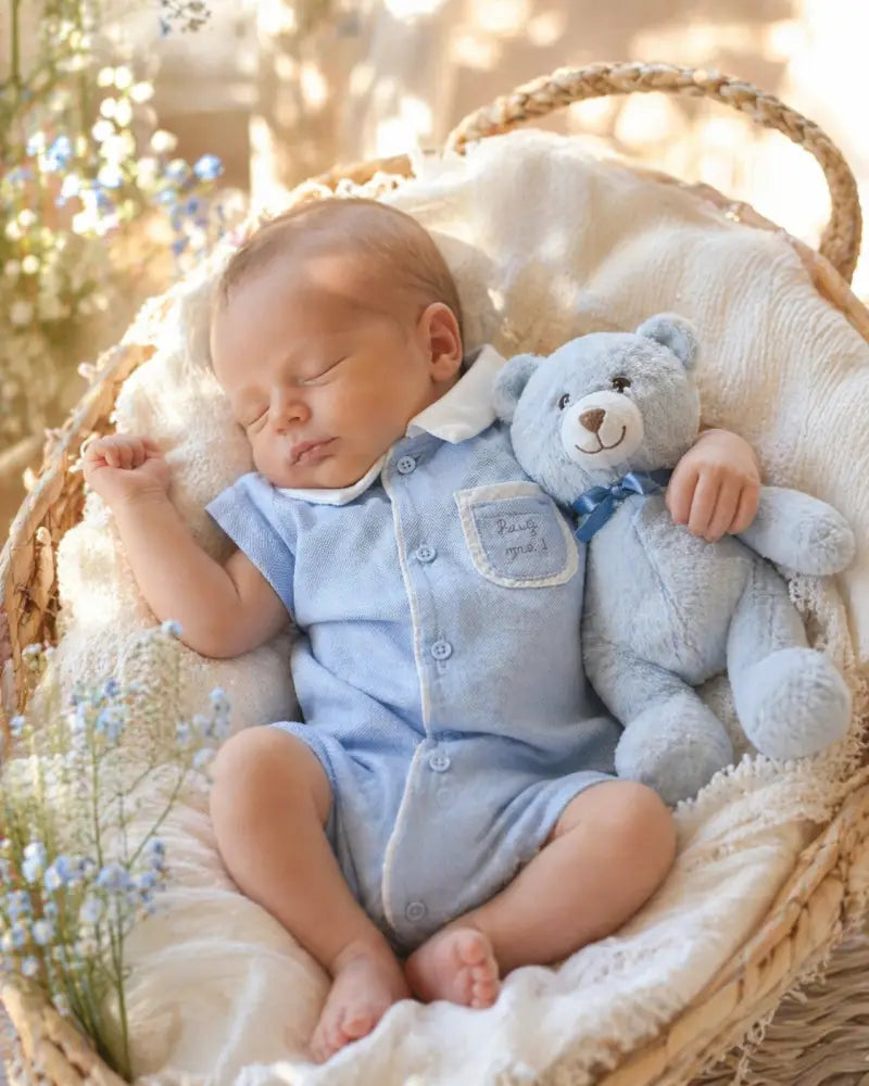 Piccolo Amore Boutique Baby Set Pure Comfort Light Blue - 50 - Babyset