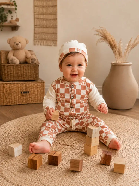 Teddy Blocks Luxury Newborn Outfit Set CloudSoft - 62 - Babyset